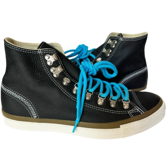 Converse Leather Chuck Taylor All Star Street Hiker Navy  High Tops Size 9 - Picture 3 of 16